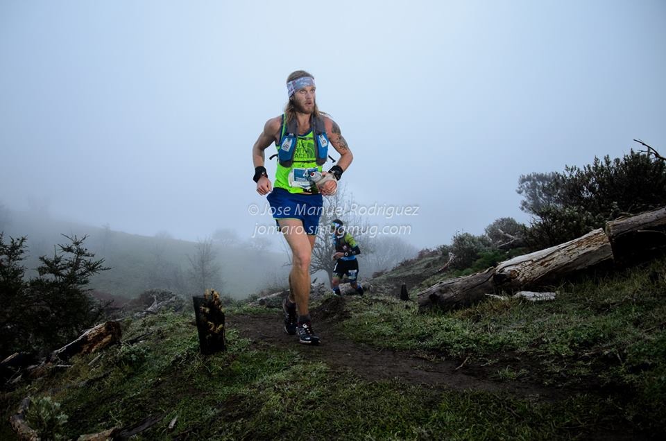 Transgrancanria 125k - Taylayon Ridge with Julien Chorier. Photo by Jose Rodriguez.